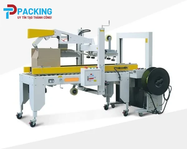 MÁY DÁN THÙNG CARTON GẬP NẮP VÀ ĐÓNG ĐAI GPP-50C