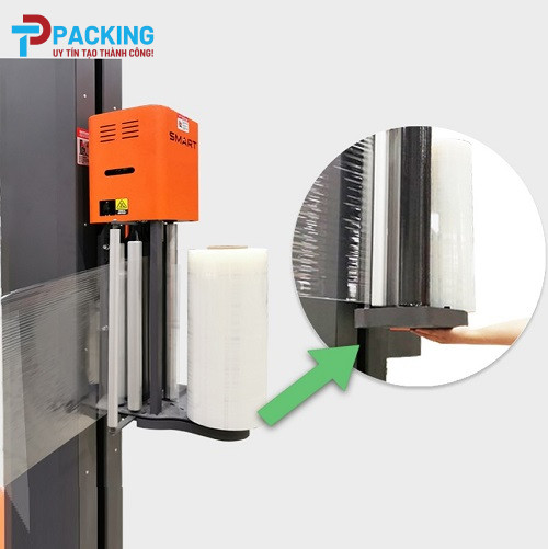 Máy co PE quấn pallet