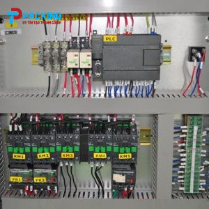Máy đóng đai thùng dùng PLC tự động hoàn toàn