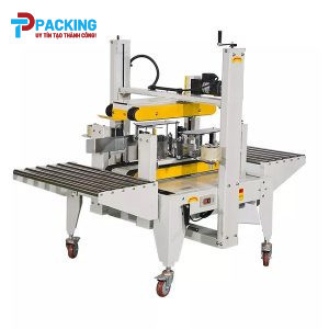 Máy dán băng keo cạnh thùng carton