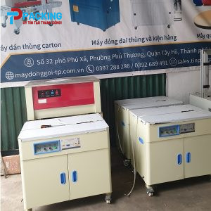 Máy đóng đai bán tự động Tín Phát TP-SM 01