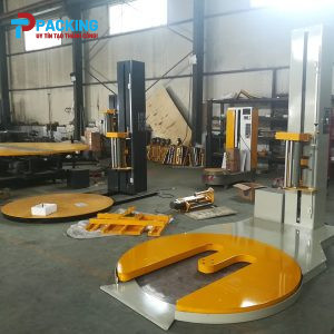 Máy quấn màng PE cho pallet kiểu M