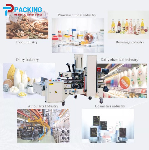 Ứng dụng máy dán cạnh thùng carton