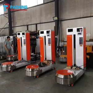 Máy quấn màng PE thùng hàng