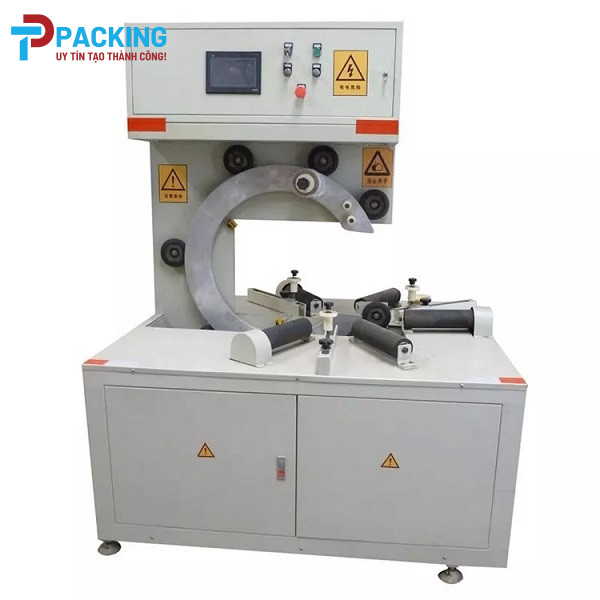 Máy quấn màng co cuộn nằm ngang