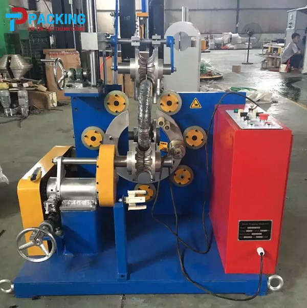 Máy quấn màng co lốp xe H600L