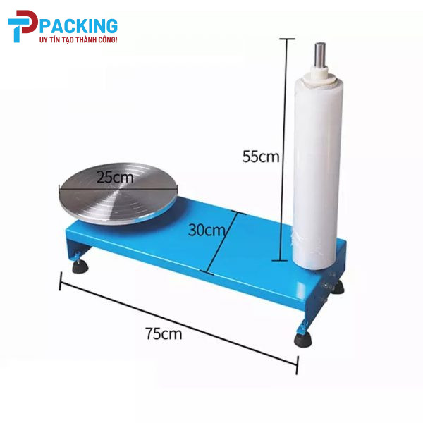 Máy quấn màng thùng carton thủ công