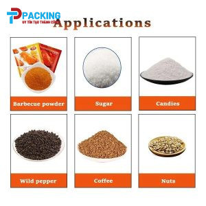 Máy đóng túi gạo, lạc, đỗ, cà phê