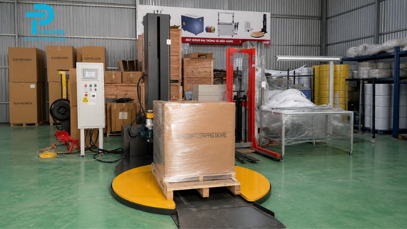 Máy quấn màng PE pallet Type M