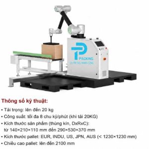 Thông số kỹ thuật robot bốc xếp hàng hoá TP-PR02