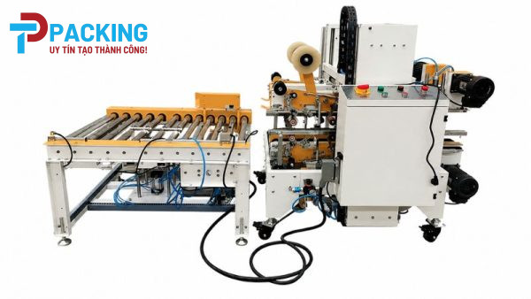 MÁY DÁN MÉP VÀ GÓC THÙNG CARTON TỰ ĐỘNG FXJ-P5050