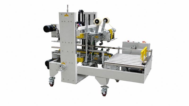 Máy dán mép và góc thùng carton tự động FXJ-P5050