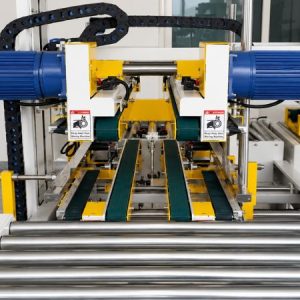 Sản phẩm máy dán mép và góc thùng carton tự động FXJ-P5050