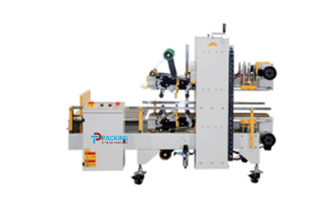 MÁY DÁN MÉP VÀ GÓC THÙNG CARTON TỰ ĐỘNG FXJ-P5050