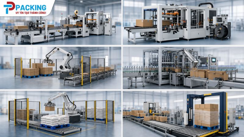 Phân Loại Các Dây Chuyền Đóng Gói Tự Động Phổ Biến Trên Thị Trường