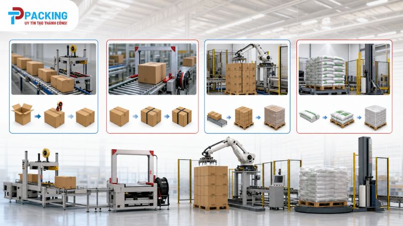 So Sánh Các Loại Dây Chuyền Đóng Gói Tự Động Phổ Biến Và Cách Lựa Chọn