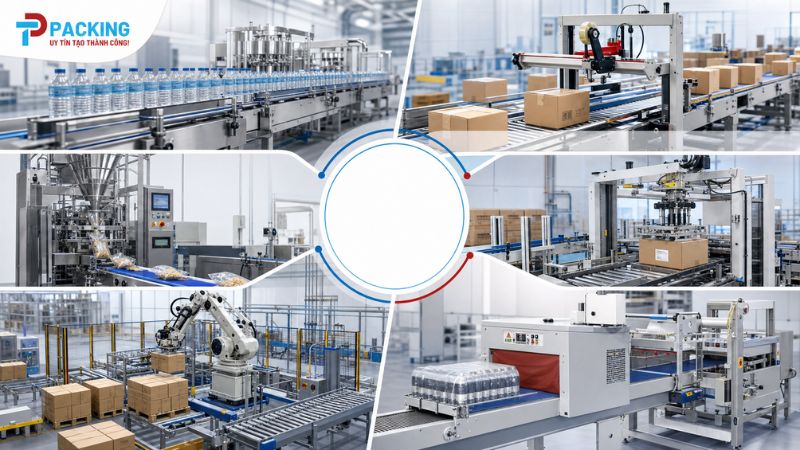 So Sánh Chức Năng Và Ứng Dụng Của Các Loại Dây Chuyền Đóng Gói Tự Động