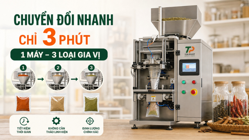 Các loại máy đóng gói mini tự động phổ biến hiện nay và ứng dụng 