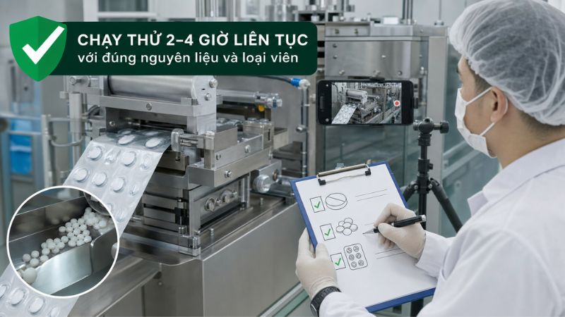 Cấu tạo và cách hoạt động của máy đóng gói vỉ thuốc