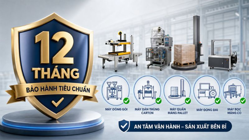 Chính Sách Bảo Hành Thiết Bị Công Nghiệp Tại Tín Phát Packing