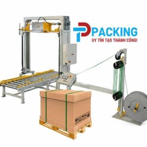 Máy đóng đai tự động MH-105C di động Tín Phát Packing
