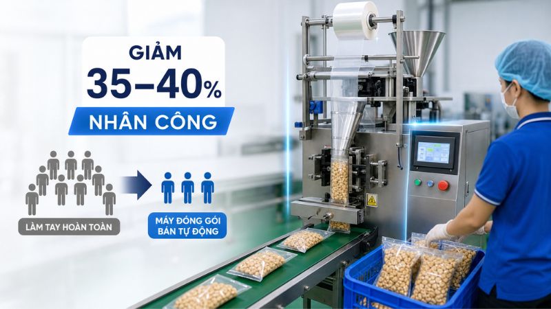 Máy Đóng Gói Bán Tự Động Là Gì Và Ứng Dụng