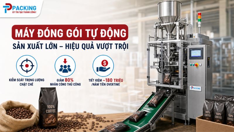Máy Đóng Gói Cà Phê Là Gì? Lợi Ích Khi Đầu Tư Máy Hiện Đại