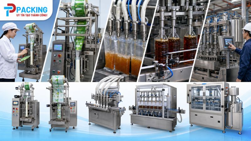 Phân loại máy đóng gói chất lỏng - Hướng dẫn chọn máy