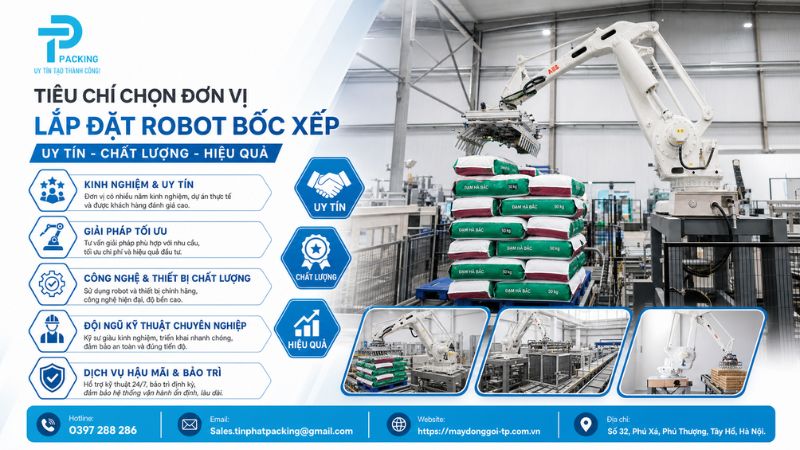 Tiêu Chí Chọn Đơn Vị Lắp Đặt Robot Bốc Xếp Uy Tín