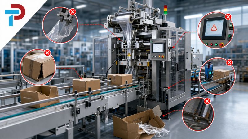 Tổng Hợp Các Lỗi Thường Gặp Trên Dây Chuyền Đóng Gói Tự Động