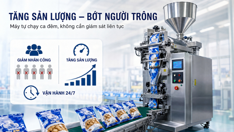 Ứng Dụng Máy Đóng Gói Dạng Đứng Trong Sản Xuất