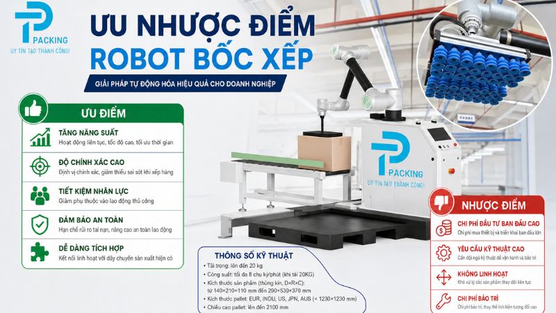 Ưu Điểm Và Nhược Điểm Của Robot Bốc Xếp Hàng Hóa