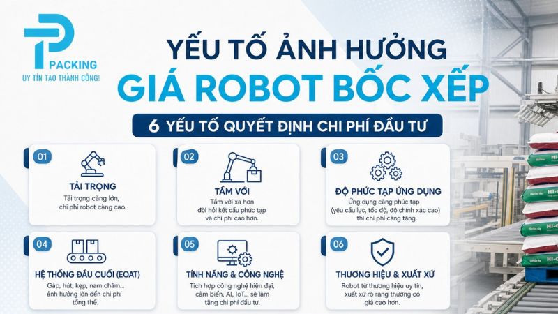 Yếu Tố Ảnh Hưởng Giá Robot Bốc Xếp