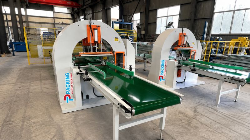 Máy quấn màng co nằm ngang Tín Phát