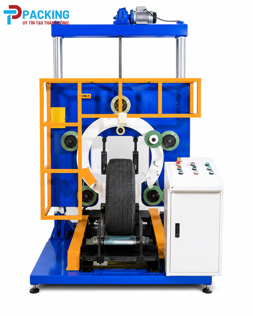 Máy quấn cuộn tự động kiểu đứng