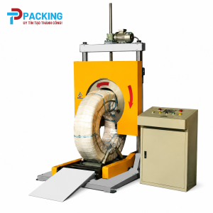 Máy quấn cuộn tự động kiểu đứng Tín Phát Packing
