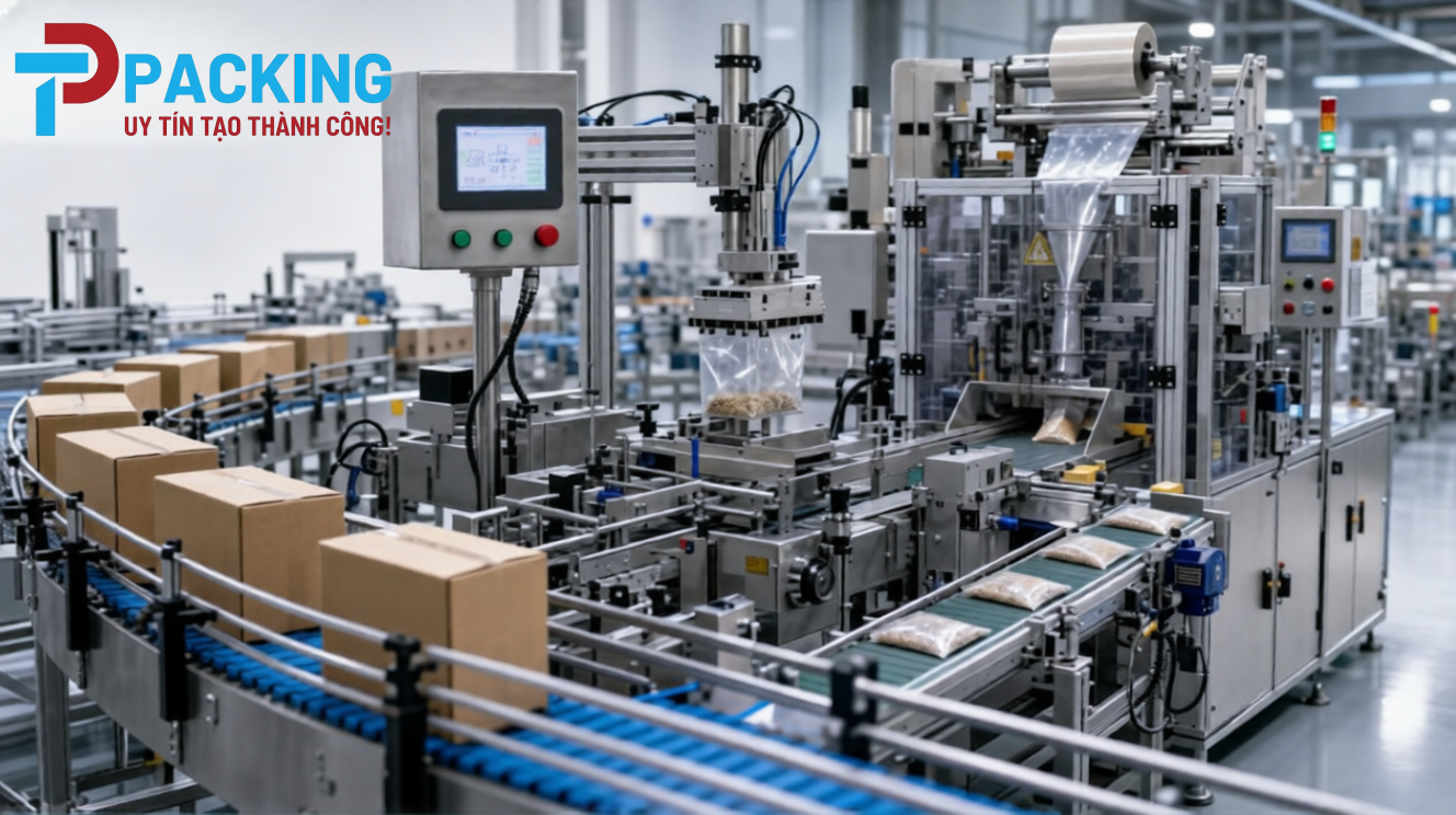 Những loại máy quấn màng co băng chuyền phổ biến và kinh nghiệm lựa chọn thiết bị