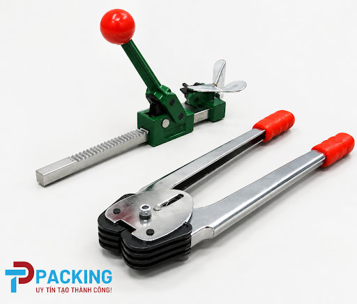 Bộ dụng cụ đóng đai cầm tay bằng sắt, model TPBK01