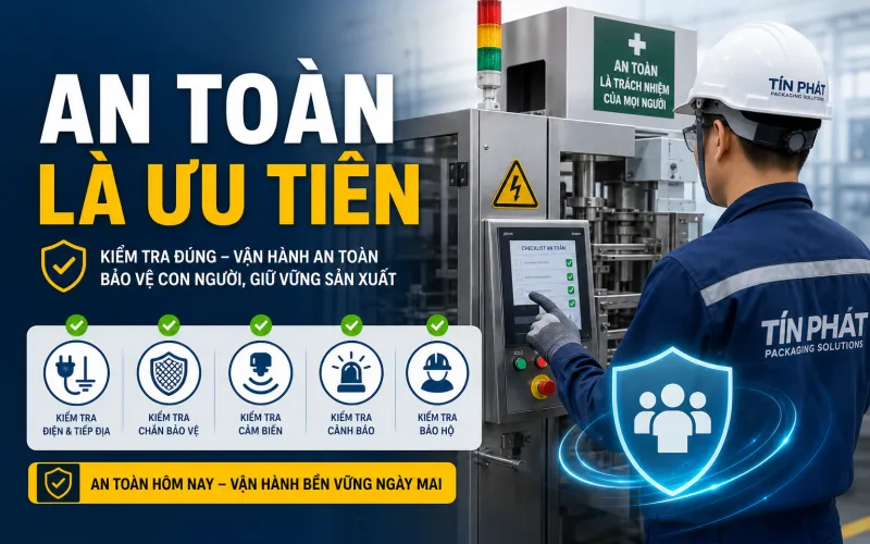 Các Biện Pháp Đảm Bảo An Toàn Khi Vận Hành Máy Đóng Gói Các Biện Pháp Đảm Bảo An Toàn Khi Vận Hành Máy Đóng Gói
