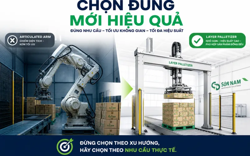 Các Loại Robot Palletizer Phổ Biến Trên Thị Trường Các Loại Robot Palletizer Phổ Biến Trên Thị Trường