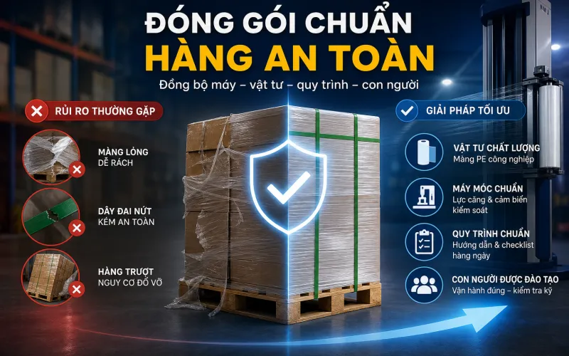 Các Vấn Đề Thường Gặp Và Giải Pháp Khắc Phục Trong Đóng Gói Pallet Các Vấn Đề Thường Gặp Và Giải Pháp Khắc Phục Trong Đóng Gói Pallet