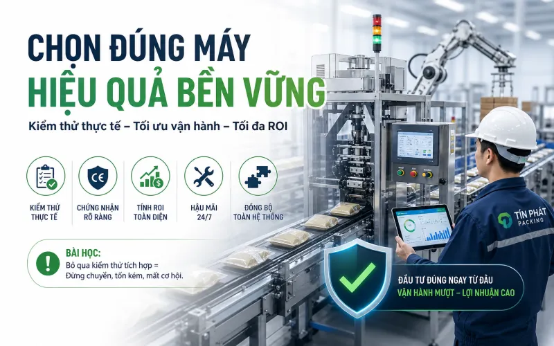 Cách Lựa Chọn Máy Đóng Gói Đáp Ứng Sản Lượng Lớn
