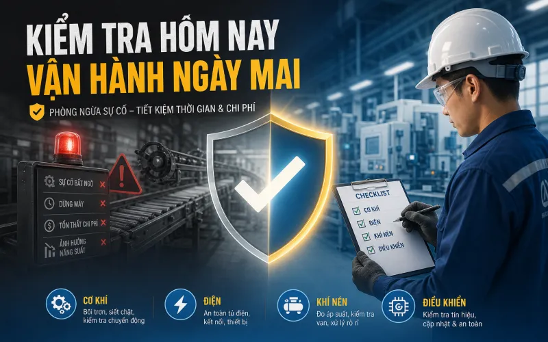 Danh sách kiểm tra cơ bản: Bắt buộc cho mọi nhà máy Danh sách kiểm tra cơ bản: Bắt buộc cho mọi nhà máy