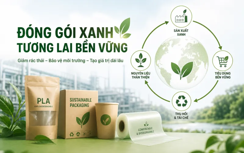 Khái Niệm Đóng Gói Xanh (Sustainable Packaging) Trong Sản Xuất Công Nghiệp Khái Niệm Đóng Gói Xanh (Sustainable Packaging) Trong Sản Xuất Công Nghiệp