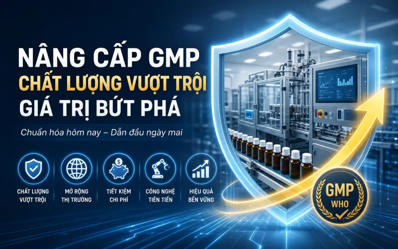Lợi Ích Vượt Trội Khi Nâng Cấp Dây Chuyền GMP