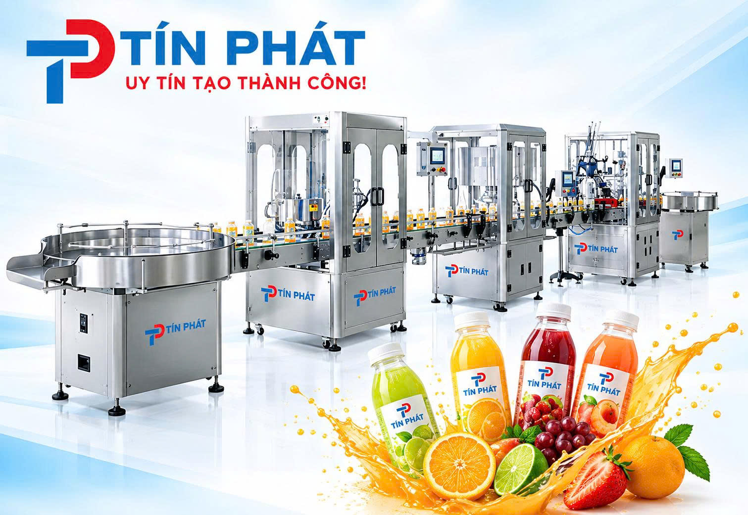 Máy chiết rót chất lỏng Tín Phát