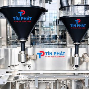 Máy chiết rót dạng bột hai đầu Tín Phát