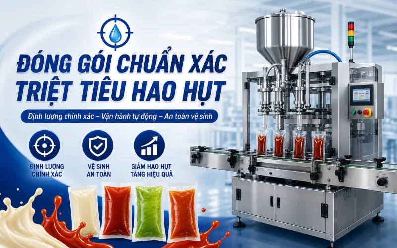 Máy Đóng Gói Dạng Sệt Là Gì? Đặc Điểm Cấu Tạo, Nguyên Lý Hoạt Động