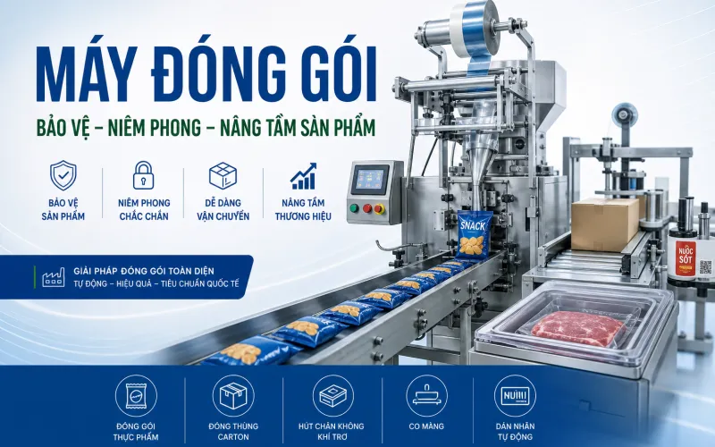 Máy Đóng Gói Là Gì? Đặc Điểm Nhận Diện Và Khái Niệm Cơ Bản Máy Đóng Gói Là Gì? Đặc Điểm Nhận Diện Và Khái Niệm Cơ Bản