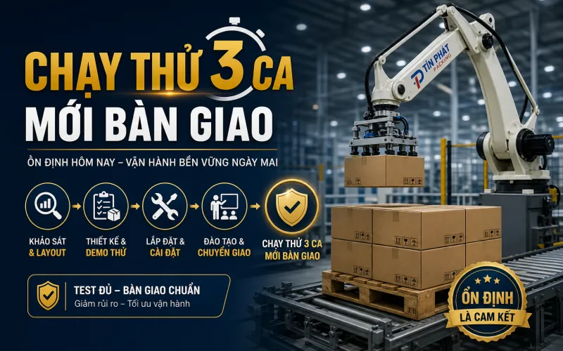 Quy Trình Lắp Đặt Và Tích Hợp Robot Palletizer Vào Dây Chuyền Sản Xuất Quy Trình Lắp Đặt Và Tích Hợp Robot Palletizer Vào Dây Chuyền Sản Xuất